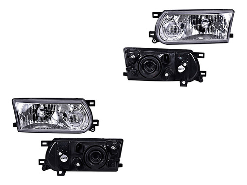 Set Faros Delanteros Depo Nissan Tsuru 2001 - 2004