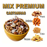 Mix De Castanha Caju, Pará, Amêndoas Nozes 1kg - Mix Premium