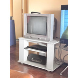 Tele Admiral 21 Pulgadas Plana Regalo Mueble De Tv Incluido