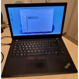 Notebook Lenovo Thinkpad T480 I7 16gb Ssd480 W11p C/detalles