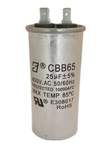 Capacitor Tablero Motor Rotorpump 1 H.p-mono - 25 Mf