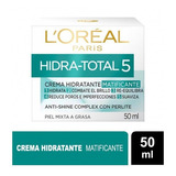 Loreal Crema Día Hidratante Matificante Hidra-total 5 50 Ml. Tipo De Piel Mixta