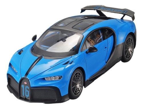 Bugatti Chiron Miniatura Metal Supercoches Versión Fina 1/18