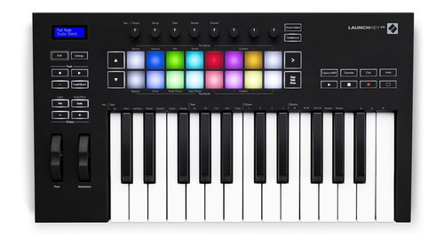 Controlador Novation Launchkey Mk3 Midi 25 Teclas