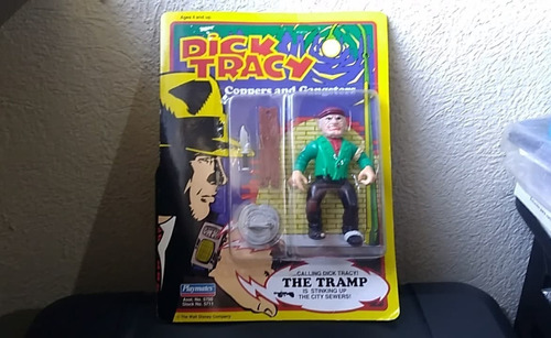 1990 Playmates Dick Tracy Coppers Gangsters The Tramp 11.5cm