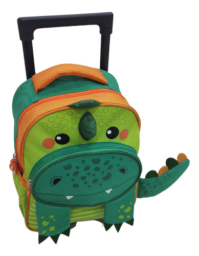 Mochila Masculina Infantil Pequena Com 2 Rodinhas