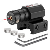 Mira Laser Para Pistola Rifle De Diábolos  Riel 11 O 22 Mm