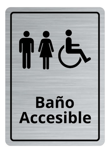 Señaletica Informativa - Baños - Baño Accesible