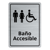 Señaletica Informativa - Baños - Baño Accesible