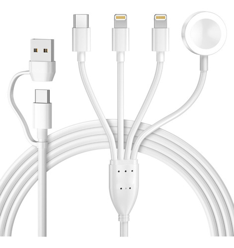 Cargador Multifuncional 4 En 2 Usb Tipo C Apple