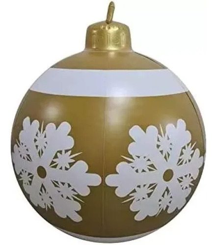 Bola Decorativa Inflable Gigante Navidad Pvc 80cm
