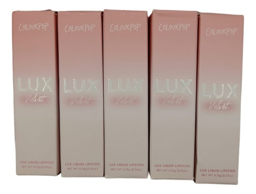 So Delux Lux Lipstick Set Colour Pop Pack 5 Unidades