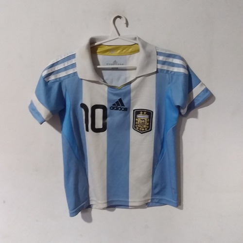 Camiseta Seleccion Argentina 2011 adidas Talle Niño#10 Messi