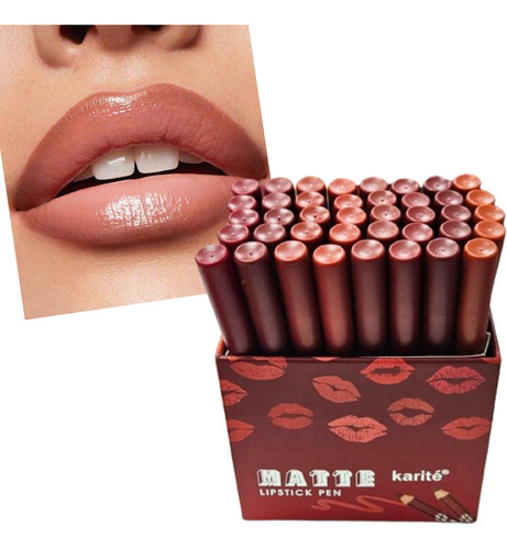 Delineadores Labiales Pack Tonos Tendencia X8 Espectacular 