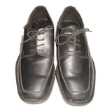 Zapatos De Cuero Negro Talle 39, Uso Urbano, Colegio. 