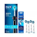 Escova De Dentes Elétrica Ultrassônica Oral-b Pro 2000  Preto  -  