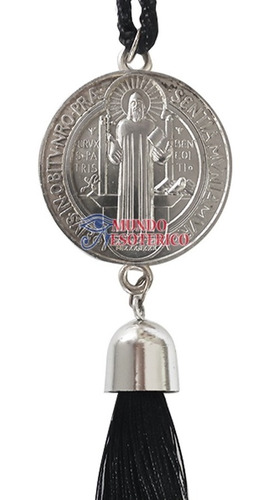 Medallon San Benito Protección - Colgante Para Casa Y Auto