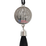Medallon San Benito Protección - Colgante Para Casa Y Auto