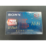 Caixa Fita Cassete Sony Hf-90 Min Virgens E Lacrada 