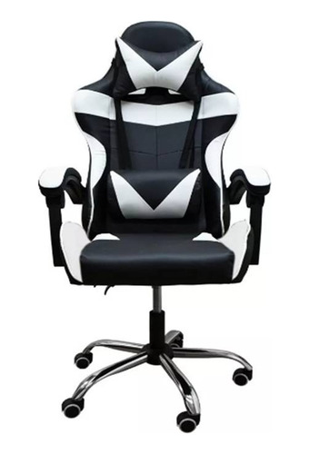 Sillon Gamer Eco Cuero Reclinable Silla Youtuber Escritorio