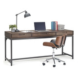 Simplihome Banting - Escritorio Industrial Moderno De Mader.