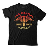 Remera Foo Fighters 100% Algodon Premium Icaro 