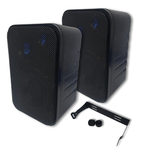  Caixas Parede Som Ambiente 180w Rms 2 Cores