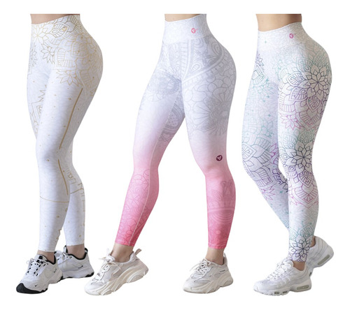 Paquete De Tres Leggins Para Mujer Gama Elite