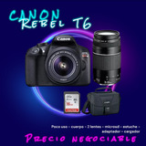 Cámara Canon Rebel T6