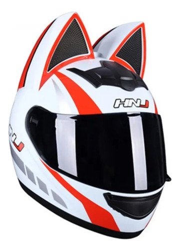 Casco Moto Orejas De Zorro Kitsune Kurama Naruto Gato Kyubi