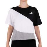 Remera Puma Moda Power Cat Cropped Adp Mujer Ng Bl