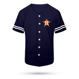 Jersey Casaca Beisbolera Logo Houston Astros Bordada