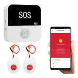 Llamador Inalambrico Wifi Timbre Sos Alarma Sensor Seguridad