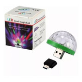 Mini Bola Luz Magica Led Rgb Usb Celular Otg Auto Parlante