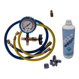 Kit Carga De Gas Heladera Yh12 + Val Pinche + Manifold