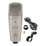 Micrófono C-1 U Usb Behringer Grabación Microfono Streaming 