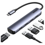 Hub Ugreen Usb C, 5 En 1 Adaptador Usb C A 4k 30hz Hdmi