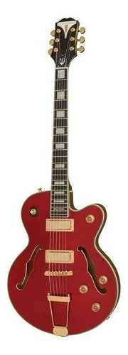 EpiPhone Uptown Kat Es Etuerumgh1 Guitarra Eléctrica Roja