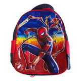 Mochila De Spiderman 12 Pulgadas Un Bolsillos O Cierre 3d