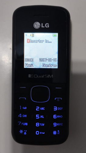 LG B220 Dual Sim 32 Mb  Negro 32 Mb Ram