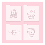 Stencil Set X4 Hello Kitty 2 Repostería Cookies Cinnamonroll