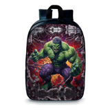 Mochila Pré Escola Creche Pequena Infantil Incrivel Hulk 156