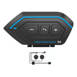 Casco De Moto Impermeable Headphone Intercom