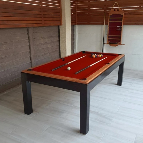 Mesa De Pool Matta + Cubierta De Comedor Billiard Ramirez