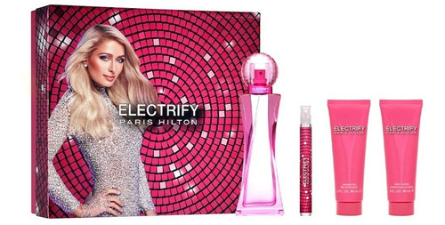 Paris Hilton Electrify 100ml + 10ml + Sg + Bl Set Original 