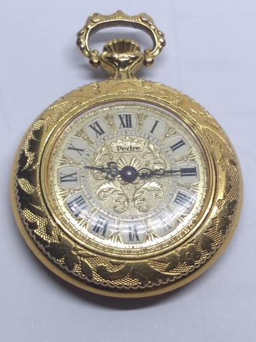Reloj Antiguo De Bolsillo Marca Pedre Movimiento Mecánico 