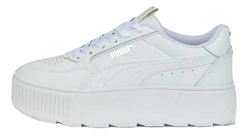 Tenis Puma Karmen Rebelle Blanco Plata Mujer 388420-01