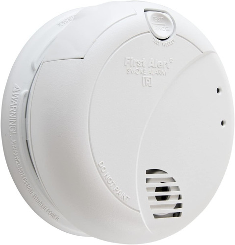 Detector De Humo First Alert Brk 7010b, Con Sensor Y Batería