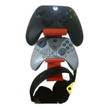 Soporte Doble Para Controles Xbox Series X + Soporte Audifon