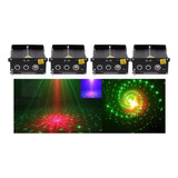 Kit 4 Laser Show Holografico Hl69 250mw + Led Azul